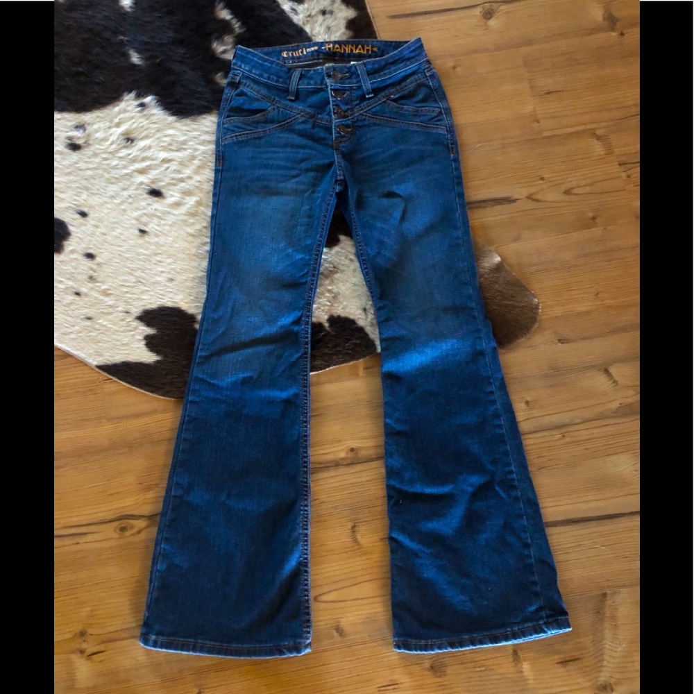 Hannah by Cruel Girl Jeans Button Fly Flare 27